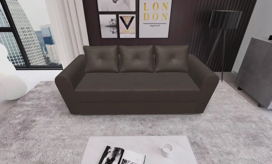 Canapea Extensibila Lacrima Mini, Maro