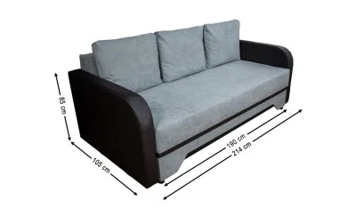 Canapea Extensibilă Corina Bonell Max, Gri albastrui - Bonell 12