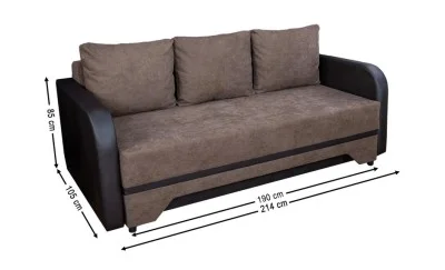 Canapea Extensibilă Corina Memory Max, Maro  - Memory 28