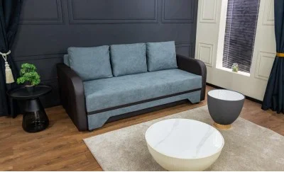 Canapea Extensibilă Corina Memory Max, Gri antracit - Memory 56