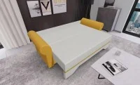 Canapea Extensibilă Mona Bonell Mini, Bej deschis/Mustar 2