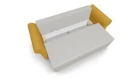 Canapea Extensibilă Mona Bonell Mini, Bej deschis/Mustar 3