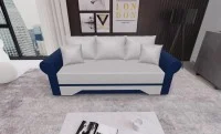 Canapea Extensibilă Mona Bonell Mini, Crem/Albastru