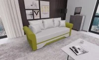 Canapea Extensibilă Mona Bonell Mini, Crem/Verde masliniu 2
