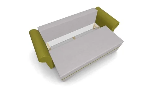 Canapea Extensibilă Mona Bonell Mini, Crem/Verde masliniu