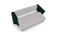 Canapea Extensibilă Mona Bonell Mini, Crem/Verde 4