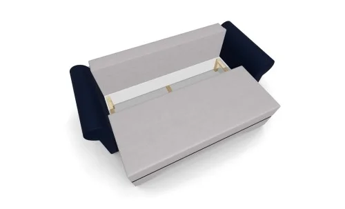 Canapea Extensibilă Mona Bonell Mini, Crem/Albastru inchis