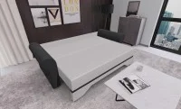 Canapea Extensibilă Mona Bonell Mini, Crem/Gri carbune 3