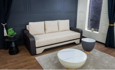 Canapea Extensibilă Royal Memory Max, Bej deschis - Lemon 01