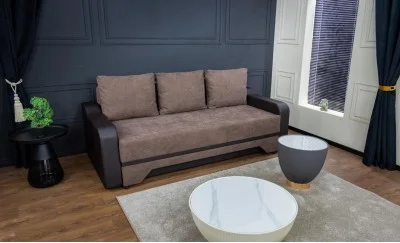 Canapea Extensibilă Royal Bonell Max, Maro închis - Lemon 28