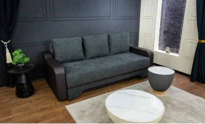 Canapea Extensibilă Royal Bonell Max, Gri antracit