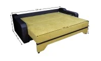 Canapea Extensibilă Royal Bonell Mini, Muștar 5