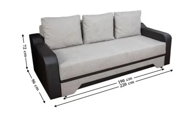 Canapea Extensibilă Royal Bonell Mini, Crem deschis