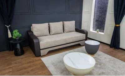 Canapea Extensibilă Royal Bonell Max, Crem