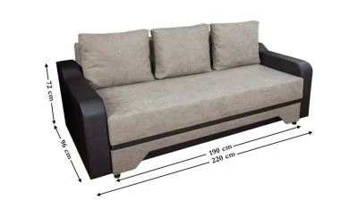Canapea Extensibilă Royal Bonell Mini, Crem