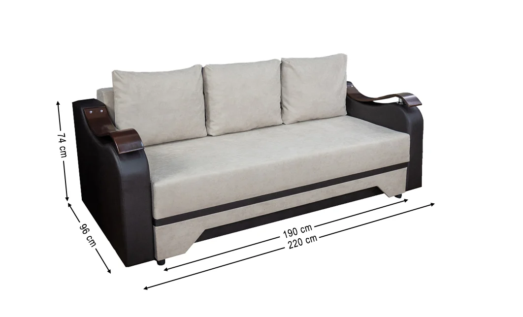 Canapea Extensibilă Sally Memory Mini, Bej 1