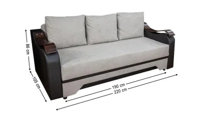 Canapea Extensibilă Sally Bonell Max, Bej închis
