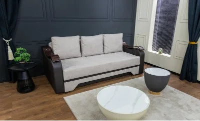 Canapea Extensibilă Sally Bonell Mini, Bej închis
