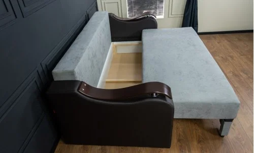 Canapea Extensibilă Sally Memory Max, Gri albastrui