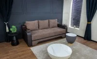 Canapea Extensibilă Sally Bonell Mini, Maro