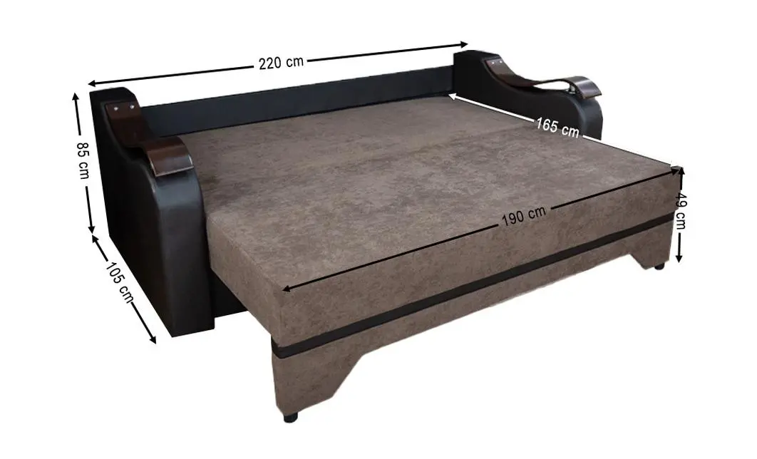 Canapea Extensibilă Sally Memory Max, Maro 5