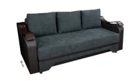 Canapea Extensibilă Sally Memory Max, Gri inchis