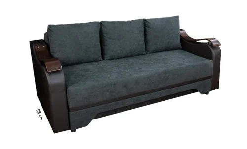 Canapea Extensibilă Sally Memory Max, Gri inchis