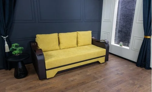 Canapea Extensibilă Sally Bonell Mini, Mustar