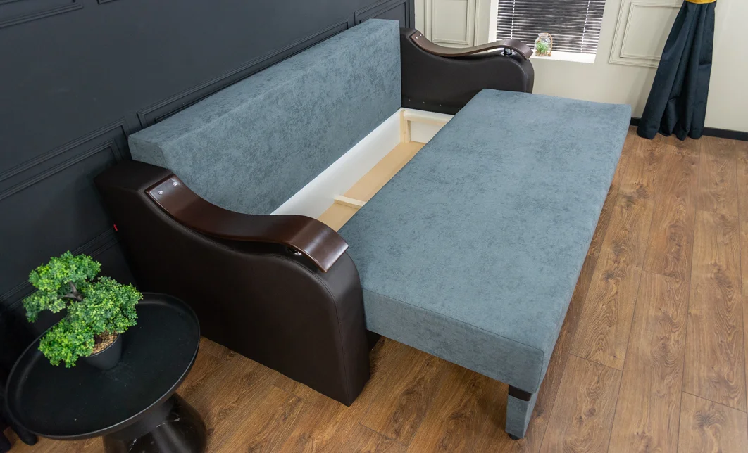 Canapea Extensibilă Sally Bonell Mini, Gri antracit 4