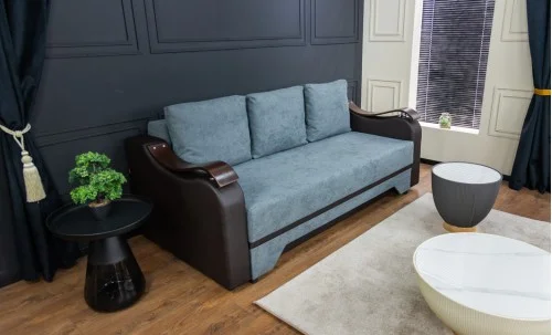 Canapea Extensibilă Sally Bonell Mini, Gri antracit