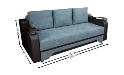 Canapea Extensibilă Sally Bonell Max, Gri antracit