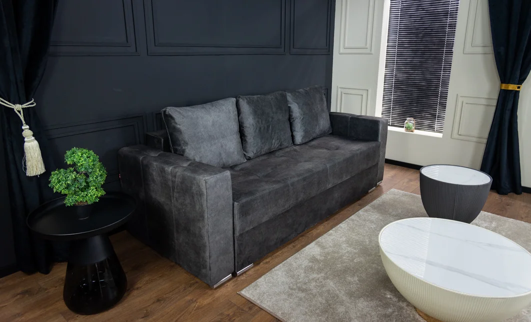 Canapea Extensibilă Vegas Bonell Max, Gri inchis 2
