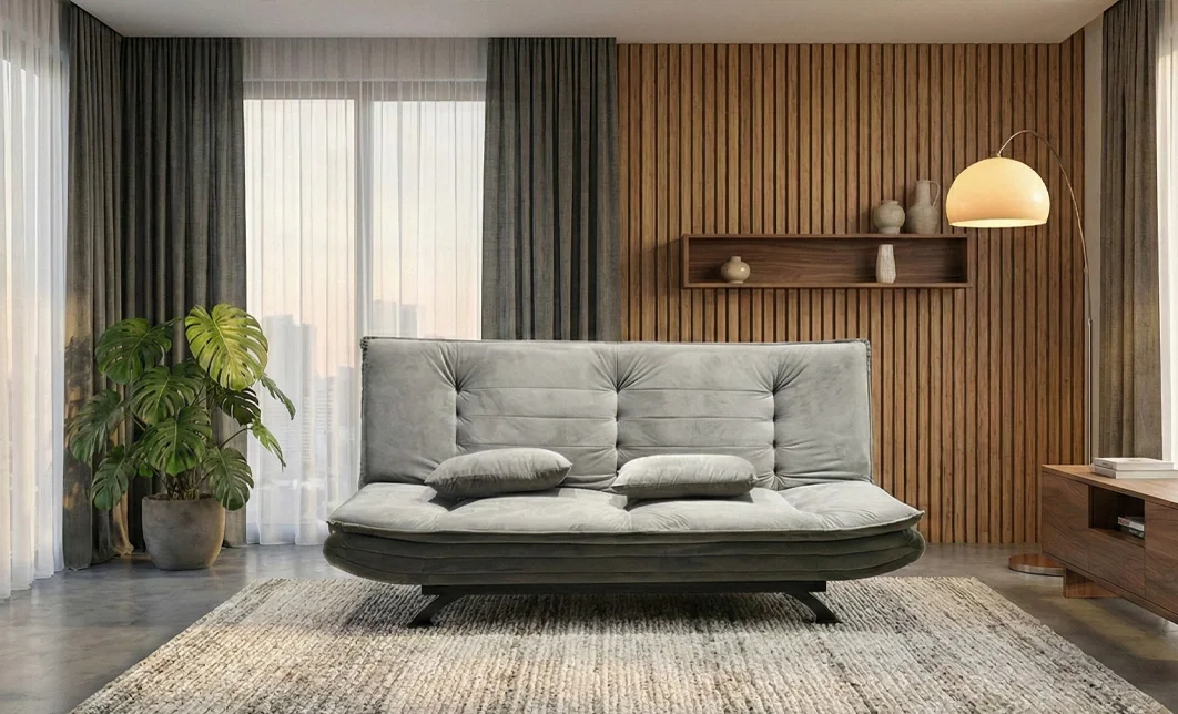 Canapea Extensibilă Almera, Gri, KJS21109