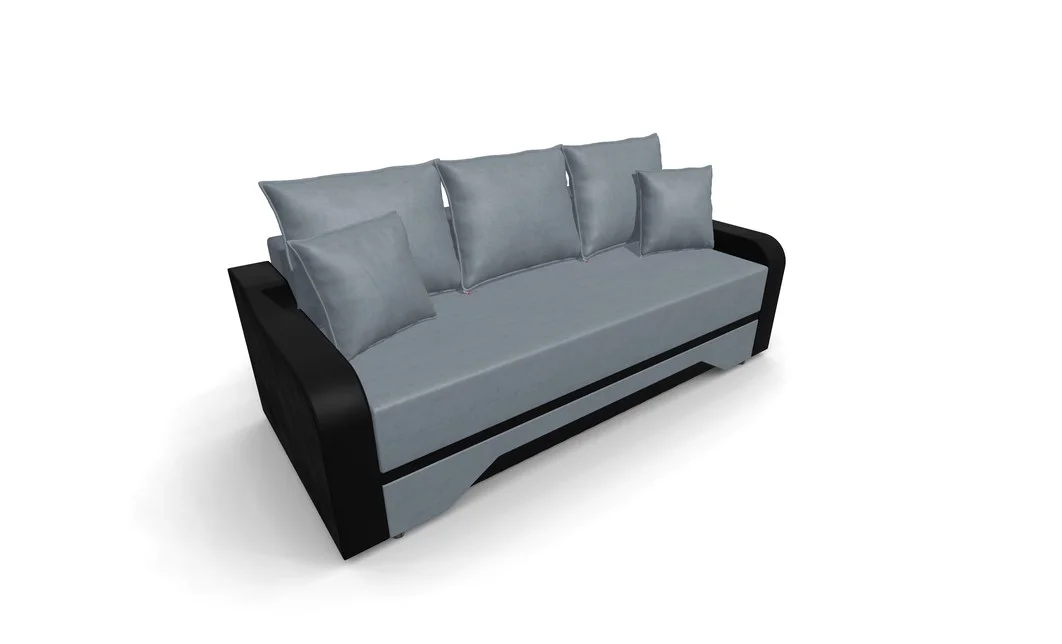 Canapea Extensibila Royal Mini, Gri albastrui 6