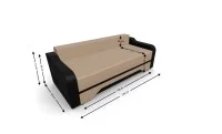 Canapea Extensibila Royal Mini, Maro deschis 4