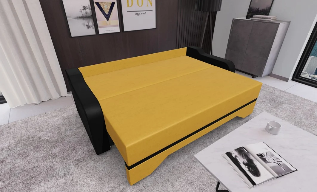 Canapea Extensibila Royal Mini, Galben 2