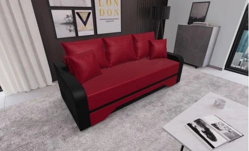 Canapea Extensibila Royal Mini, Rosu