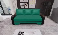Canapea Extensibila Sally Mini, Verde/Negru 1