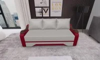 Canapea Extensibila Sally Mini, Crem/Rosu 1