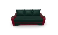 Canapea Extensibila Sally Mini, Verde/Rosu 7