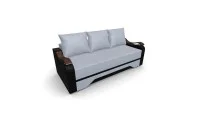 Canapea Extensibila Sally Mini, Argintiu/Negru 7