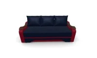 Canapea Extensibila Sally Mini, Albastru inchis/Rosu 5
