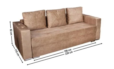 Canapea Extensibilă Vegas Bonell Max, Bej