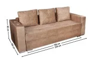 Canapea Extensibilă Vegas Bonell Mini, Bej 1