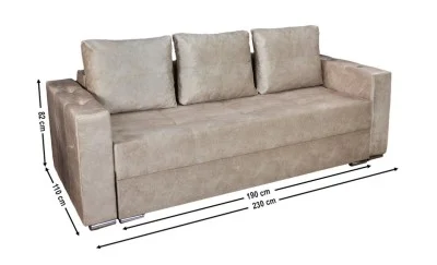 Canapea Extensibilă Vegas Bonell Max, Bej deschis