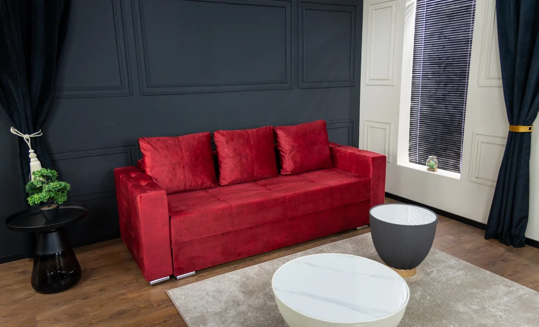 Canapea Extensibilă Vegas Bonell Max, Rosu