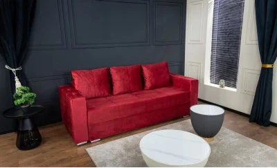 Canapea Extensibilă Vegas Bonell Max, Rosu