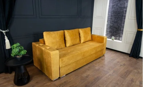 Canapea Extensibilă Vegas Bonell Max, Mustar