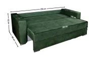 Canapea Extensibilă Vegas Bonell Mini, Verde 5