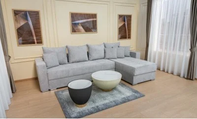 Colțar Extensibil Claudia Mare XXL Bonell Gri - Aragon 83, Interschimbabil